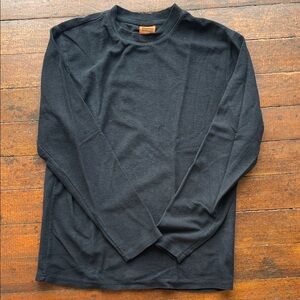 Rhythm Vintage Black Long Sleeve, Mens Medium.